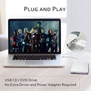 Patuoxun Portable USB DVD Burner Drive image 1