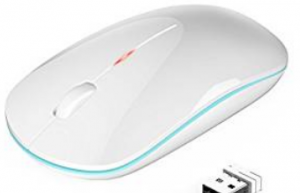 Slim Wireless Mouse TeckNet 2.4G USB Cordless PC Computer Windows Mac